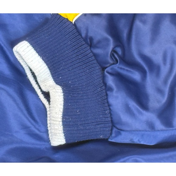 G-III by‎ Carl Banks Vtg NBA Indiana Pacers Embroidered Satin Jacket Size XXL - Picture 10 of 11